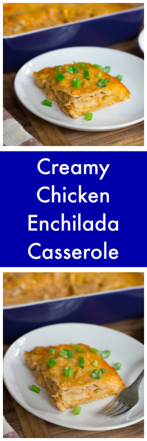 Creamy Chicken Enchilada Casserole
 Creamy Chicken Enchilada Casserole