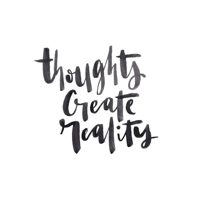 Create Inspirational Quotes
 Your thoughts create your reality