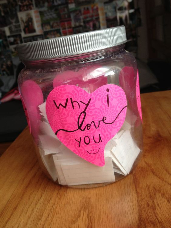 Creative Gift Ideas For Girlfriends
 Perfect t for your girlfriend boyfriend Fill up a jar
