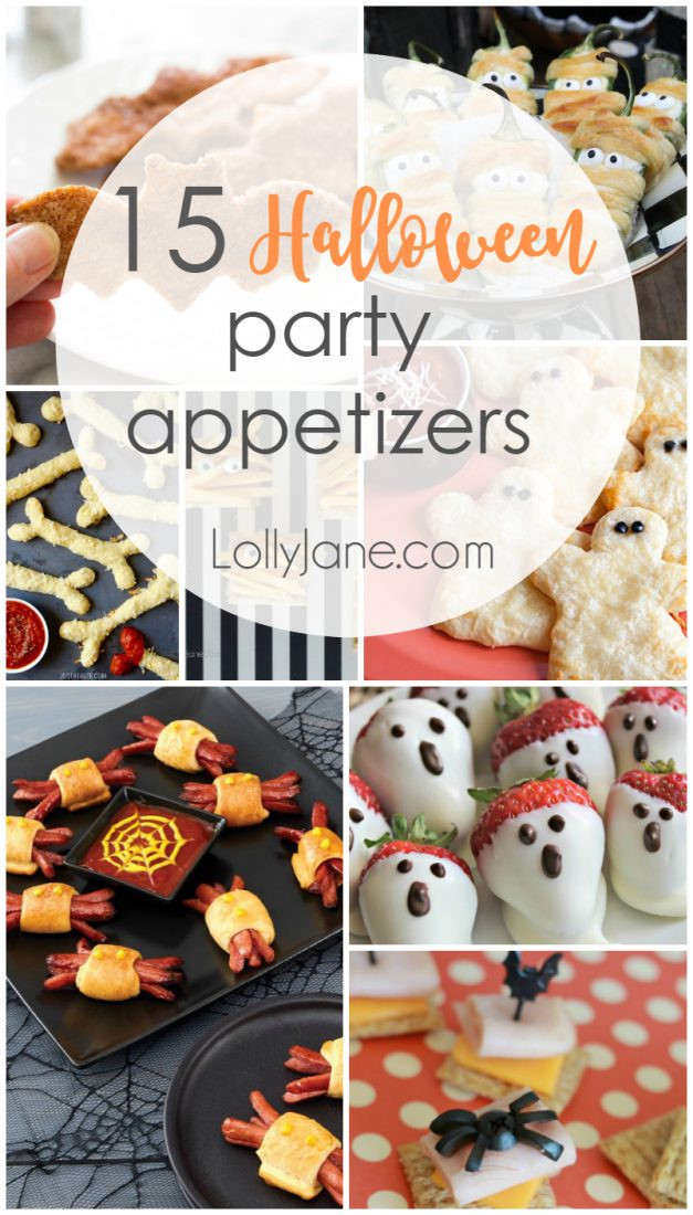 Creepy Food Ideas For Halloween Party
 15 Halloween Party Appetizers Lolly Jane