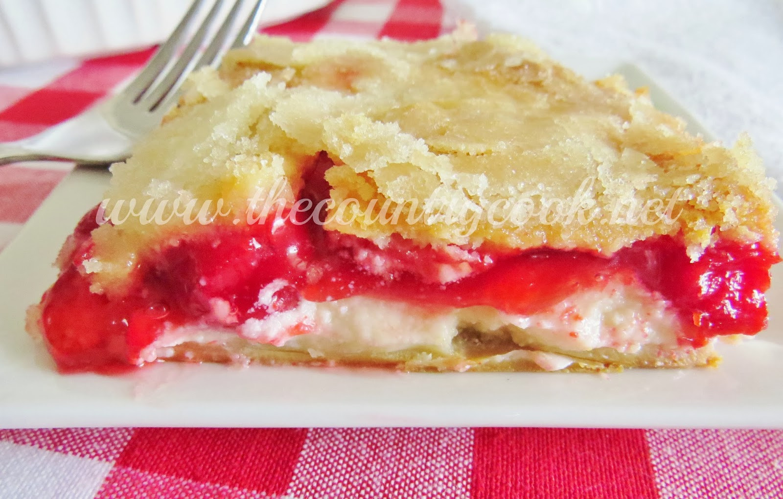 Crescent Cherry Cheesecake Cobbler
 Crescent Cherry Cheese Cobbler The Country Cook