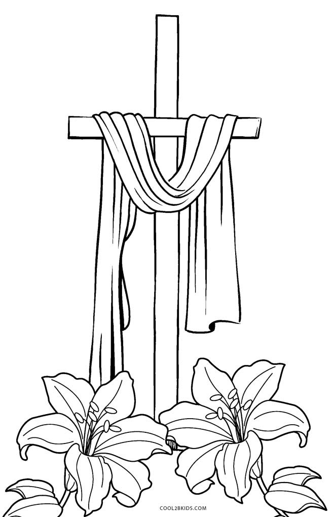 Cross Coloring Pages For Kids
 Free Printable Cross Coloring Pages For Kids