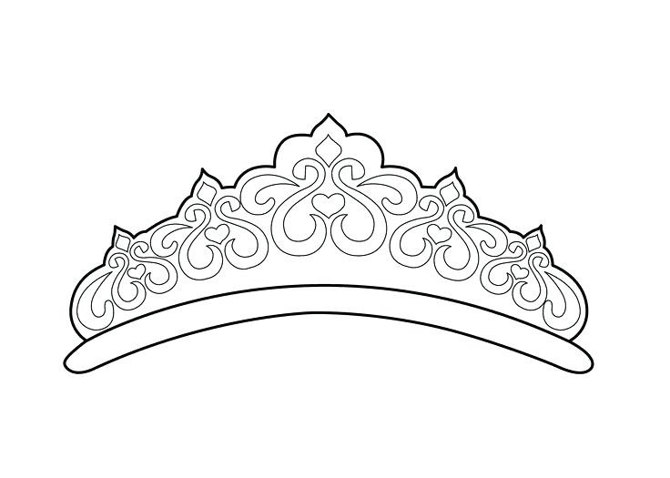 Crown Coloring Pages Printable
 Princess Crown Drawing at GetDrawings