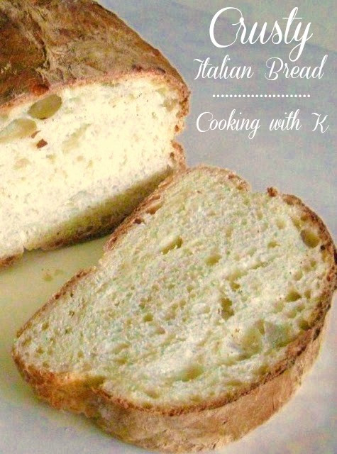 Crusty Italian Bread
 Cooking with K Crusty Italian Bread C r a z y Easy To Make
