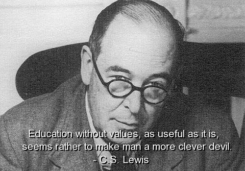 Cs Lewis Education Quotes
 Cs lewis best quotes sayings famous education brainy