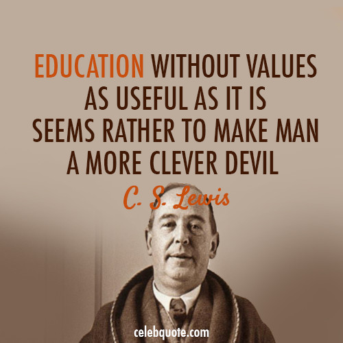Cs Lewis Education Quotes
 C S Lewis Quote About study smart school education