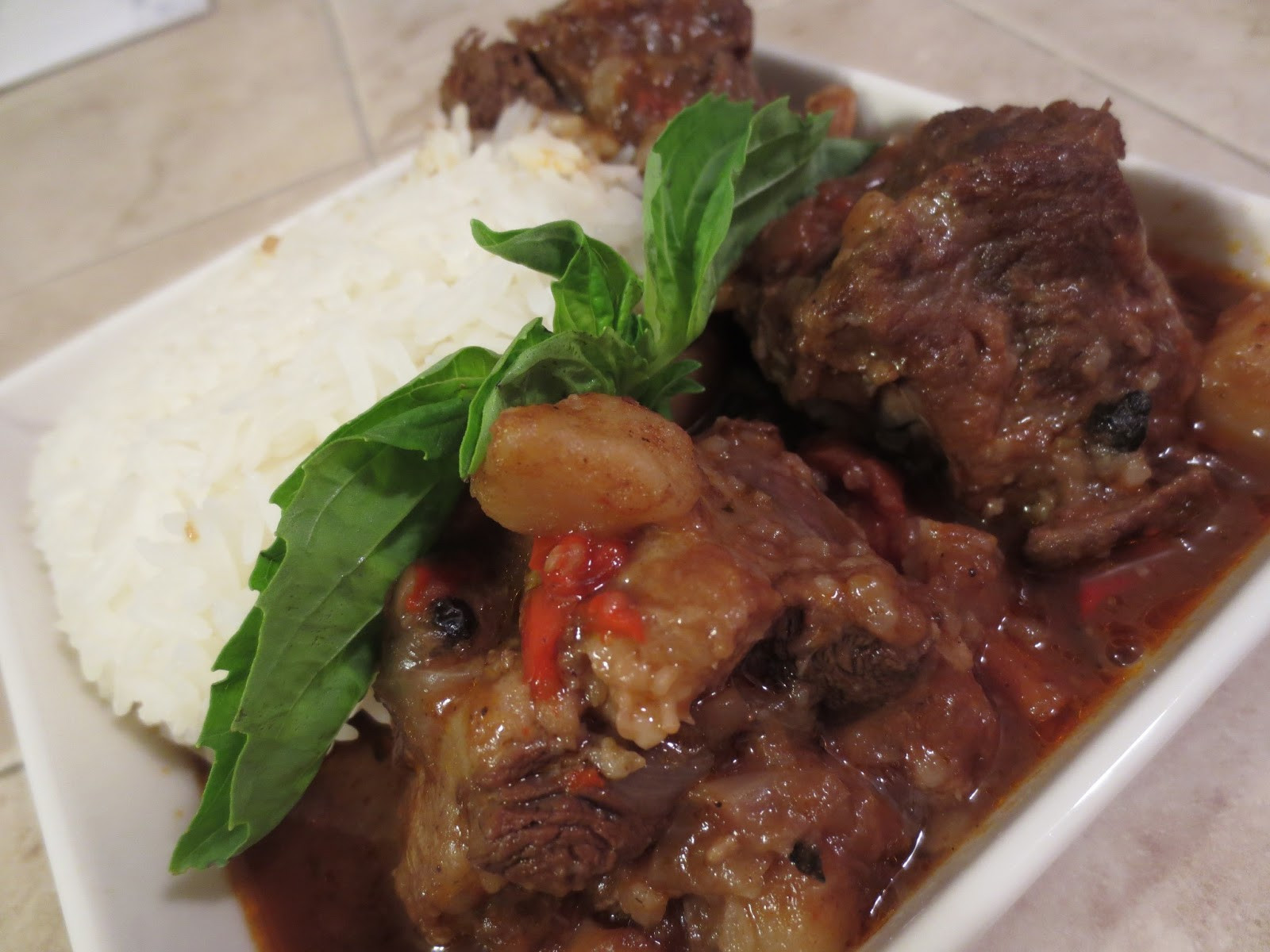 Cuban Oxtail Stew
 Cuban Oxtail Stew and Miami Post