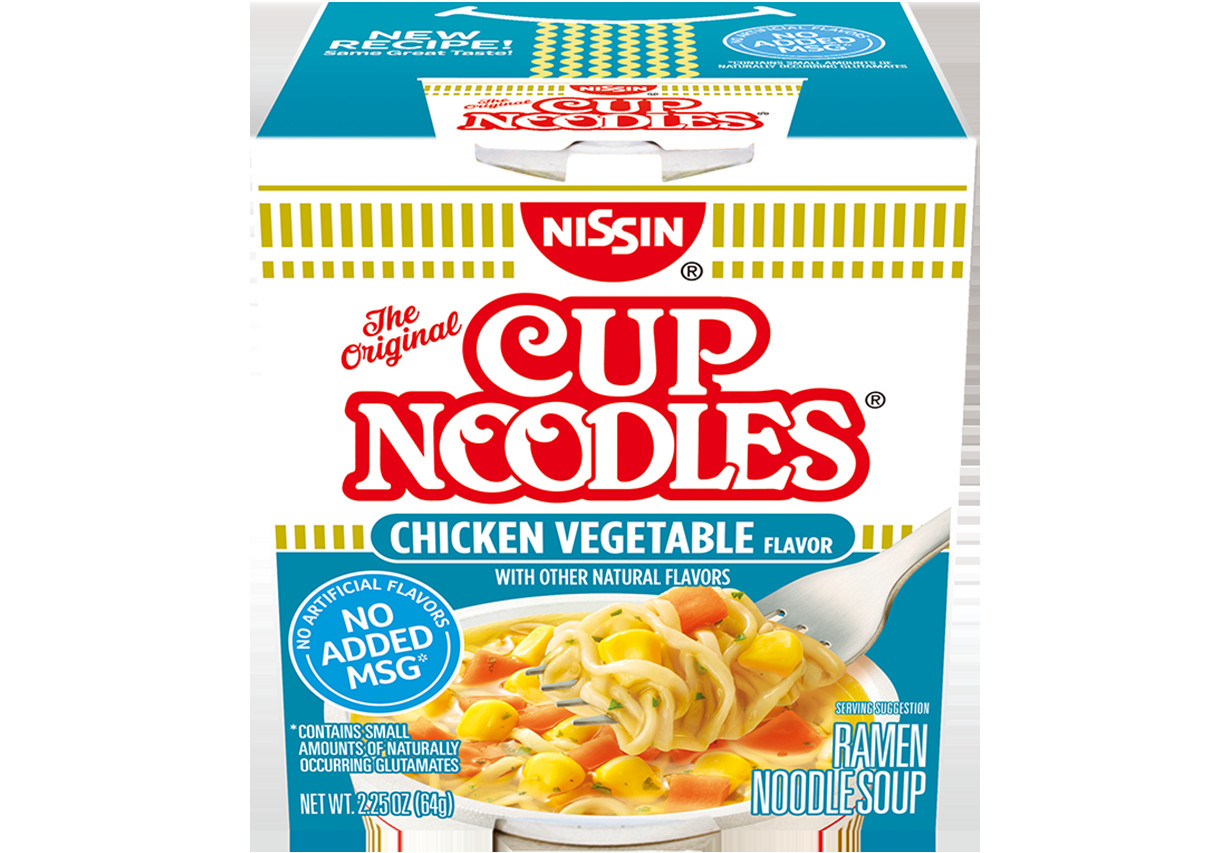 Cup Noodles Nutrition
 Nissin