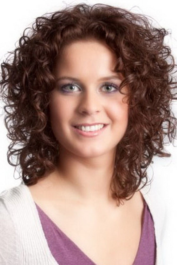 Curly Hair Haircuts
 Sensational Medium Length Curly Hairstyle For Thick Hair