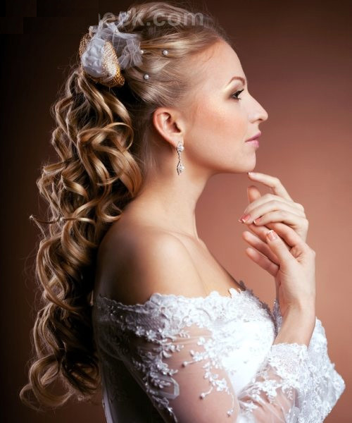 Curly Hairstyle For Wedding
 poisonyaoi Curly Wedding Hairstyle