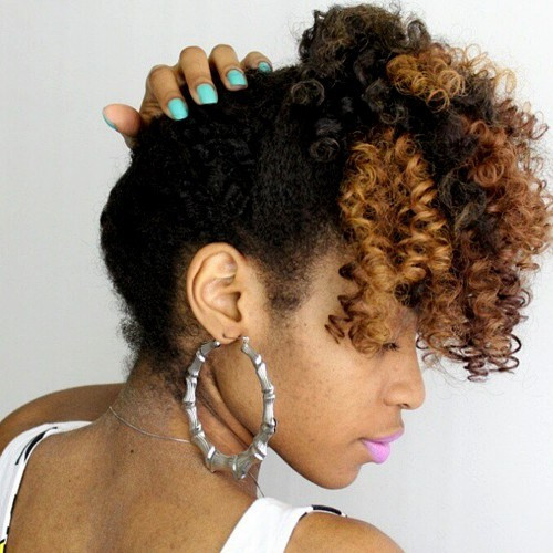 Curly Hairstyles For Natural Black Hair
 50 Cute Updos for Natural Hair