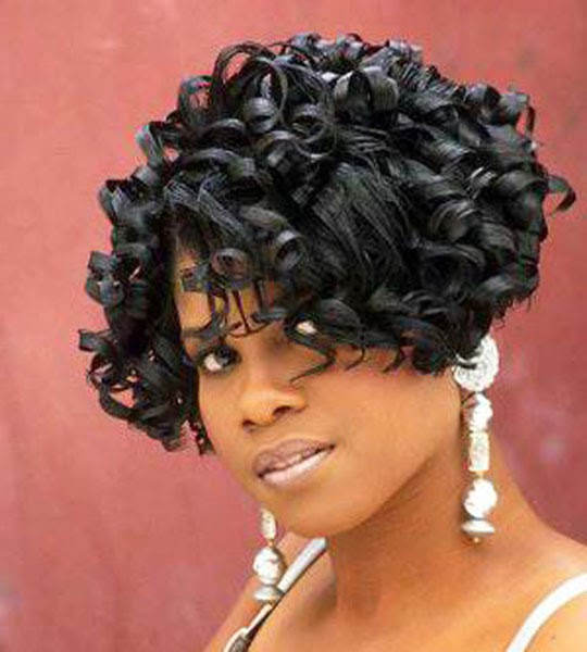 Curly Hairstyles For Natural Black Hair
 Hair Club American Black Women Short Curly Hairstyle