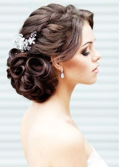 Curly Updo Wedding Hairstyles
 Wedding Curly Hairstyles – 20 Best Ideas For Stylish Brides
