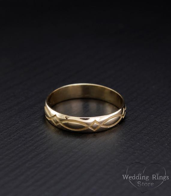 Custom Mens Wedding Rings
 Custom ring Mens wedding band Womens wedding ring Simple