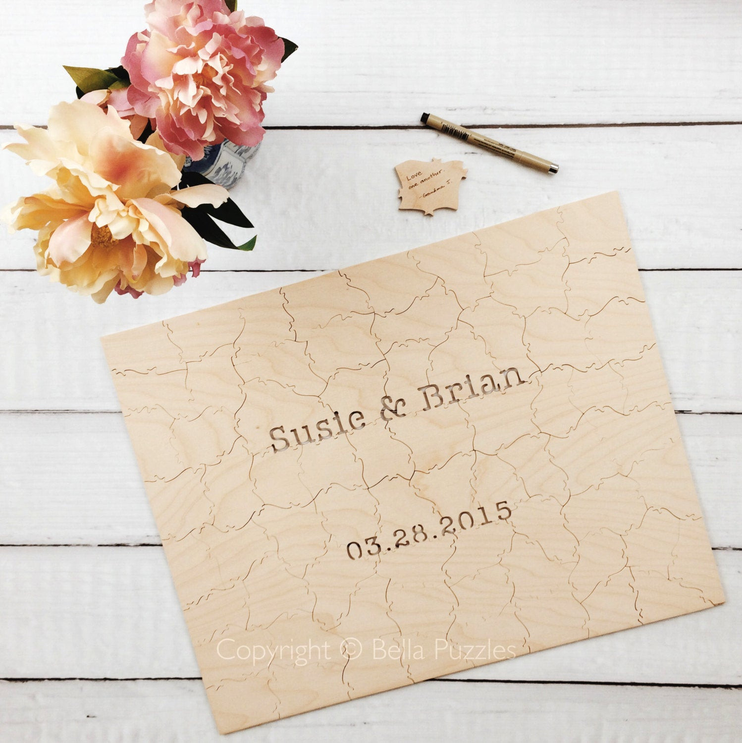 Custom Wooden Puzzles For Wedding Guest Book
 301 Moved Permanently