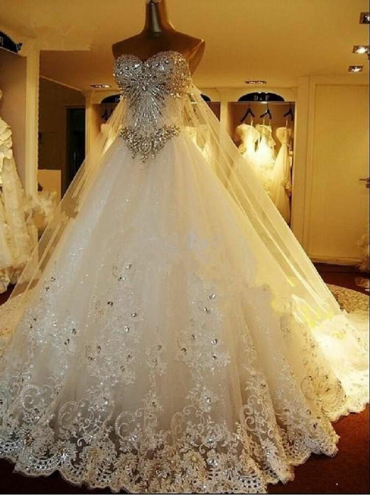 Customize Wedding Dress
 New White ivory Wedding dress Bridal Gown custom size 6 8