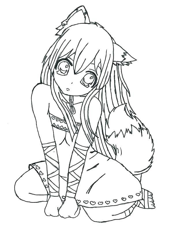 Cute Anime Girls Coloring Pages
 Chibi Coloring Cute Pages X Anime Girl Animals Litle Pups