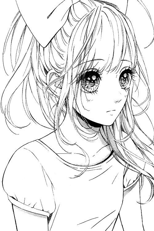 Cute Anime Girls Coloring Pages
 1189 best Anime coloring pages images on Pinterest