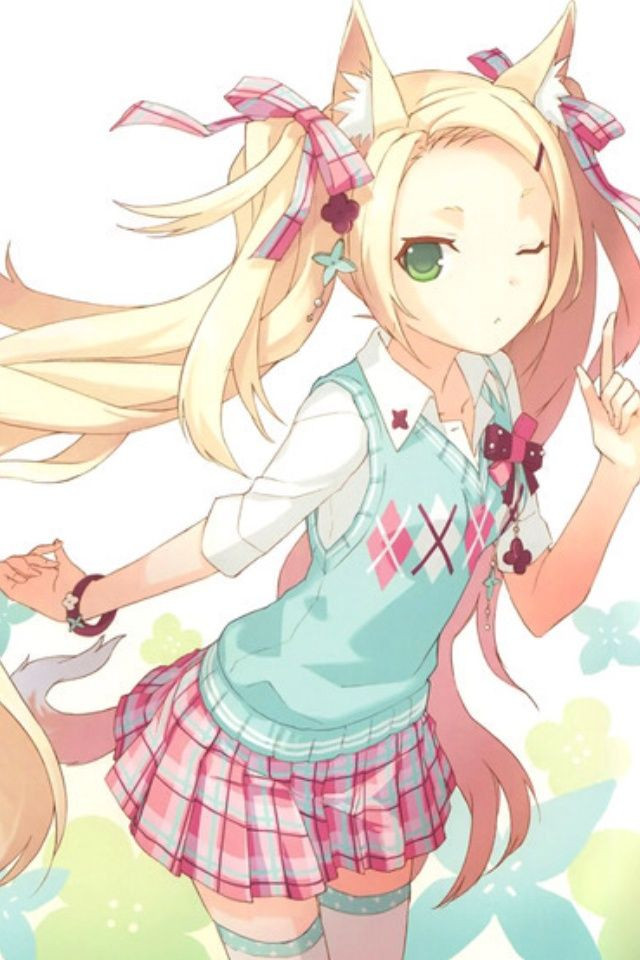 Cute Anime Hairstyles For School
 Anime school long hair Anime