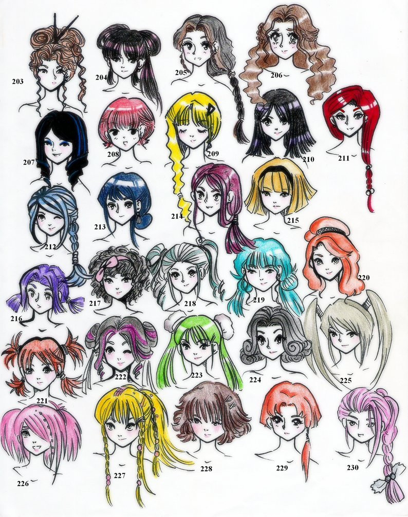 Cute Anime Hairstyles For School
 Bloggness