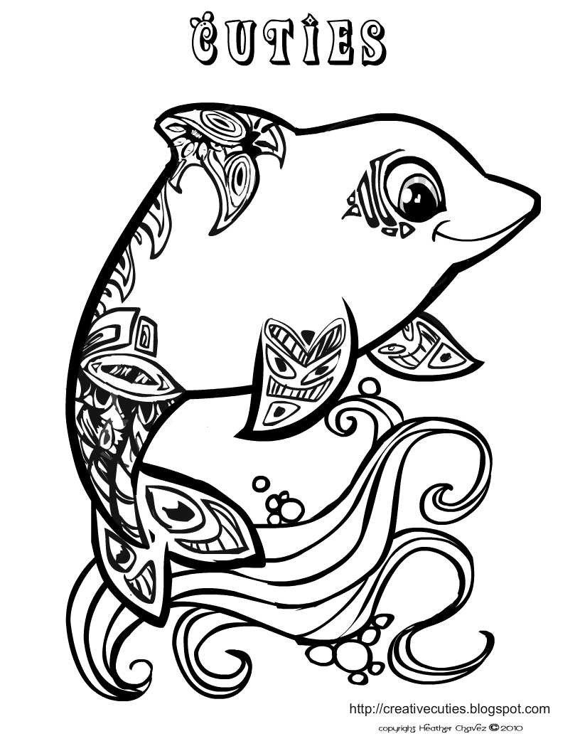 Cute Coloring Pages For Adults
 Quirky Artist Loft Cuties Free Animal Coloring Pages