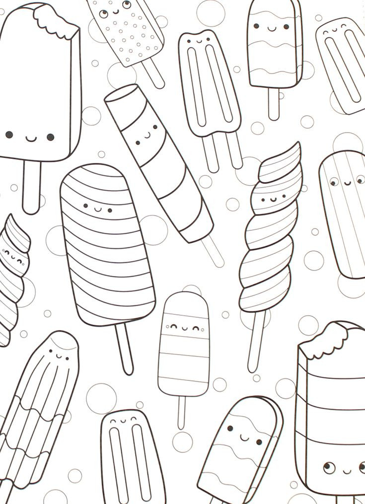 Cute Coloring Pages For Adults
 Fresh in stock Our super cute kawaii and super yummy