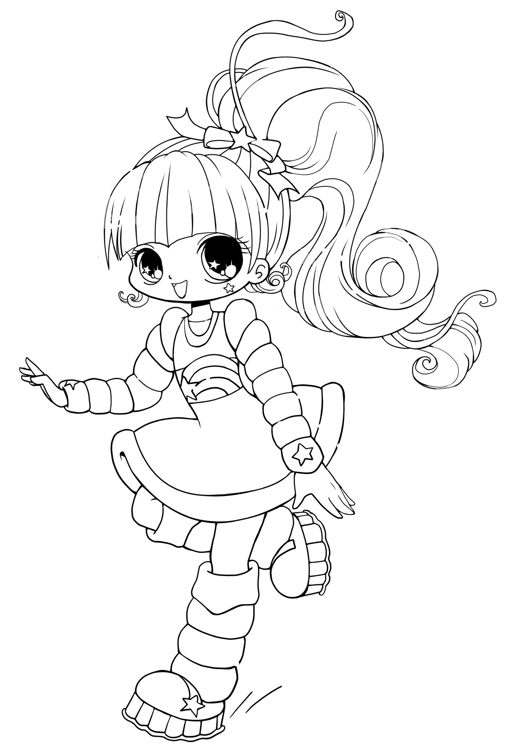 Cute Coloring Pages For Kids
 Free Printable Chibi Coloring Pages For Kids