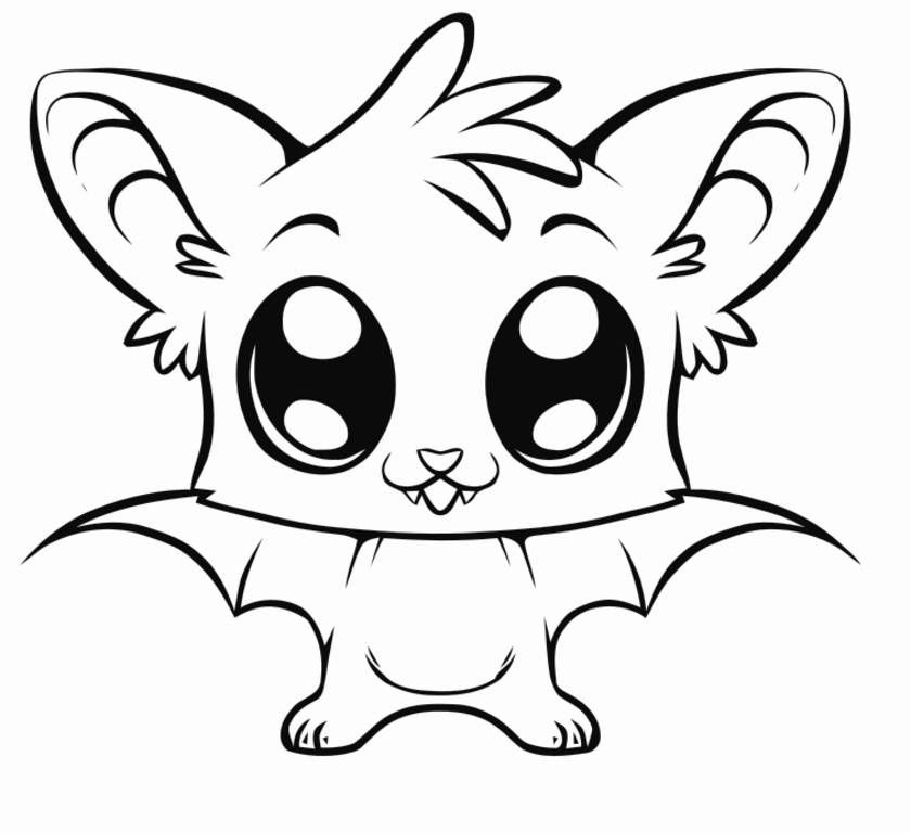 Cute Coloring Pages Of Baby Animals
 big animals eyes coloring pags
