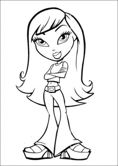 Cute Girls Coloring Pages
 Cute Girl Coloring Pages For Kids Disney Coloring Pages