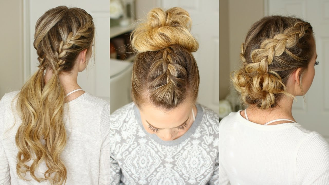 Cute Hairstyles For Braids
 3 Easy Braided Hairstyles