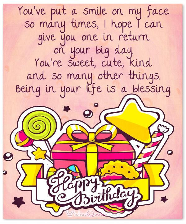Cute Happy Birthday Quotes
 35 Cute Birthday Wishes And Adorable Birthday
