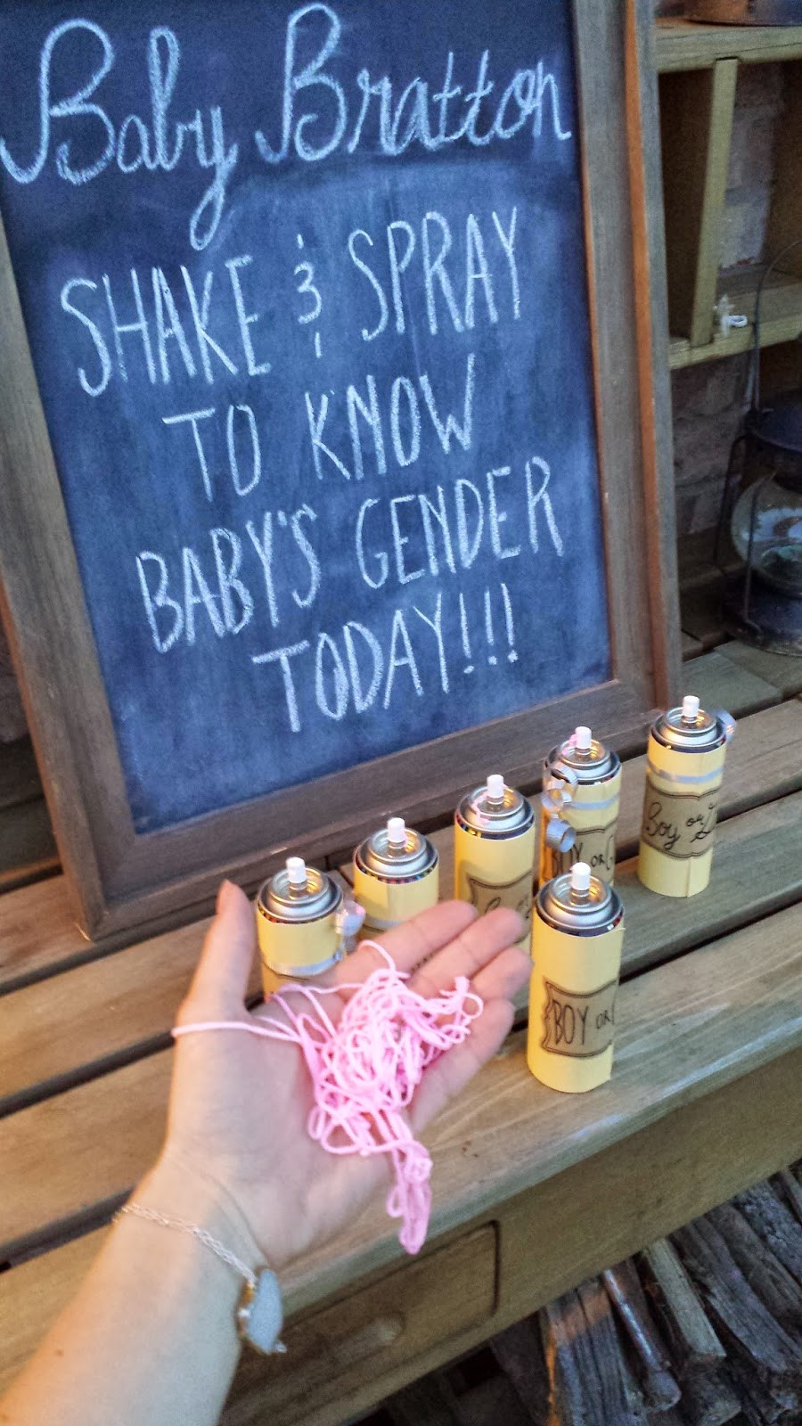Cute Ideas For Baby Gender Reveal Party
 Lively Happenings Our Creative Gender Reveal with Silly