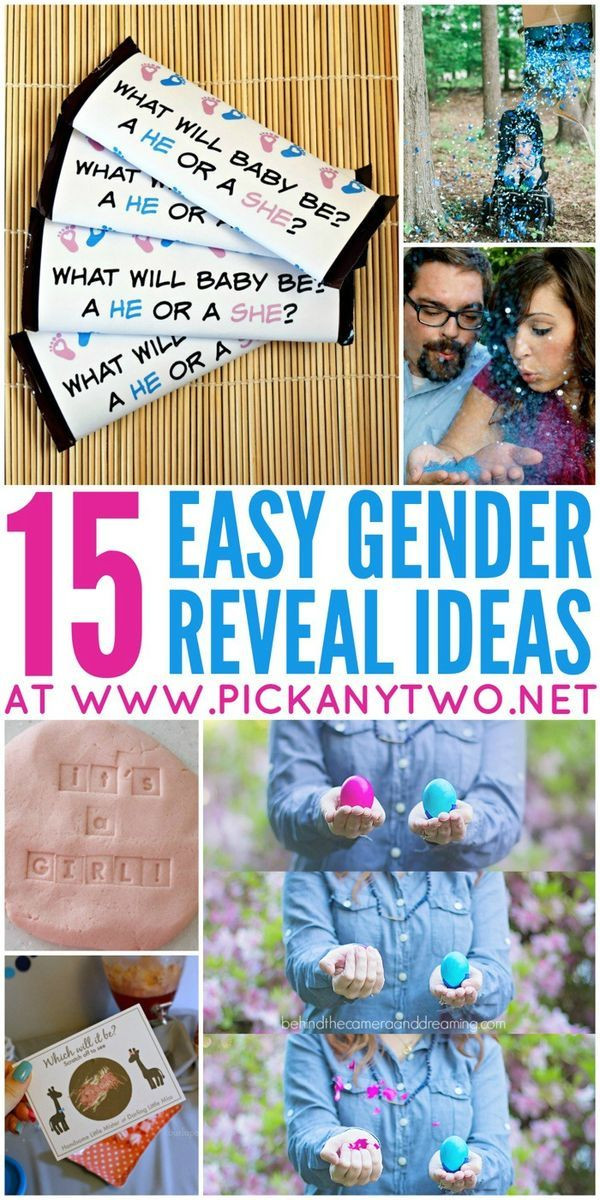 Cute Ideas For Baby Gender Reveal Party
 15 Easy Baby Gender Reveal Ideas All About Baby