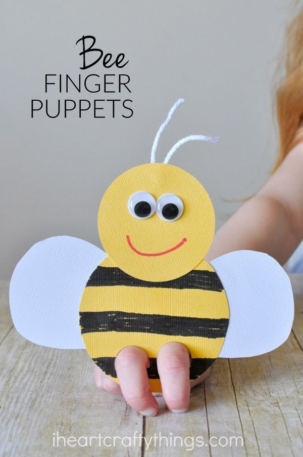 Cute Preschool Crafts
 Incredibly Cute Bee Finger Puppets Craft
