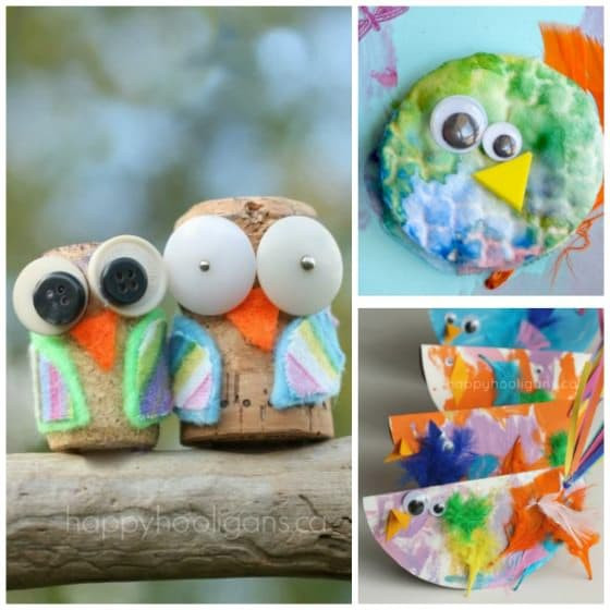 Cute Preschool Crafts
 25 Easy Bird Crafts for Preschoolers Happy Hooligans