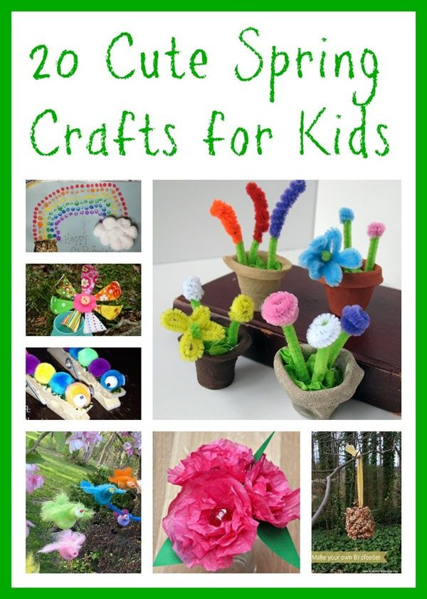 Cute Preschool Crafts
 Cute Spring Craft Ideas For Kids
