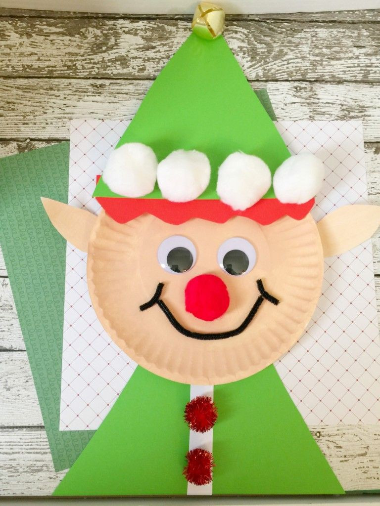 Cute Preschool Crafts
 Christmas Elf Paper Plate Craft for Kids