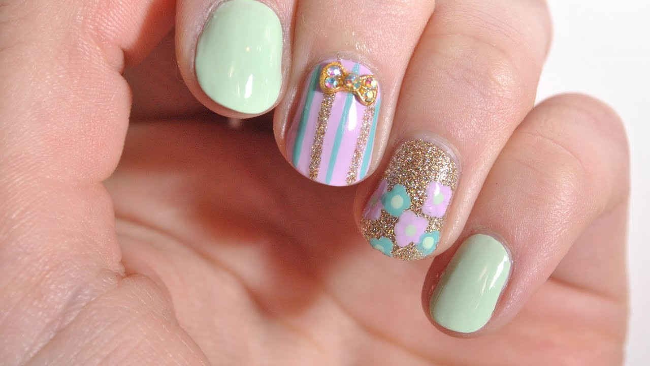 Cute Spring Nail Designs
 Cute and Easy Spring Nails