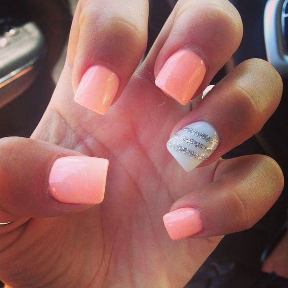 Cute Summer Nail Colors
 Coral 16 Easy Easter Nail Designs for Short Nails
