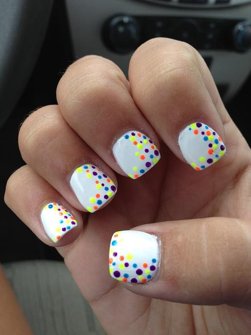 Cute Summer Nail Colors
 Spotted Nails