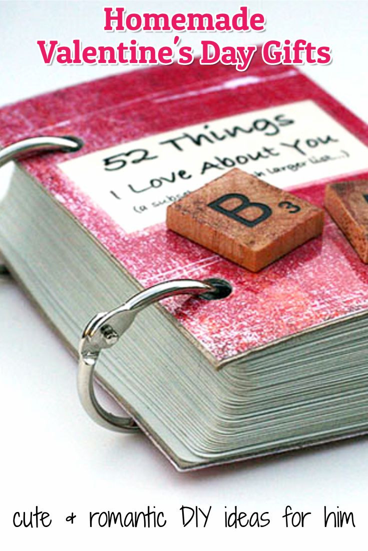 Cute Valentines Day Gift Ideas For Him
 26 Handmade Gift Ideas For Him DIY Gifts He Will Love