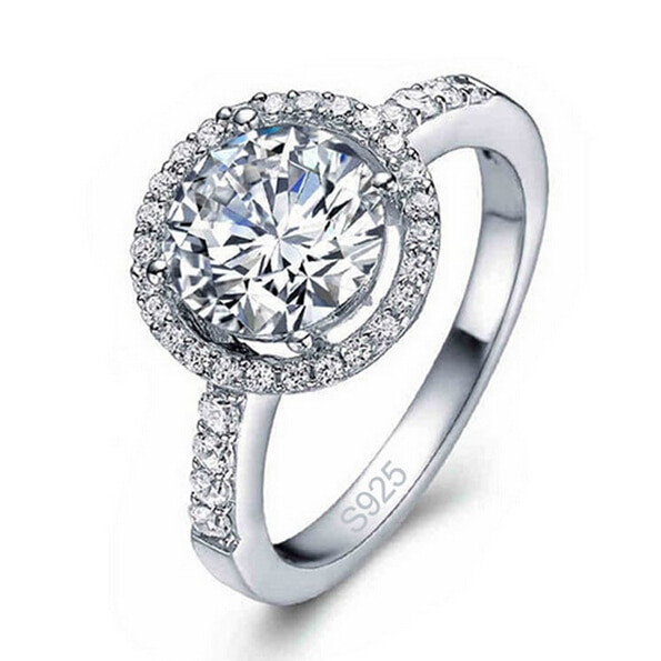 Cz Wedding Rings That Look Real
 Top Quality Luxury CZ Cubic Zirconia Fine Jewelry Real