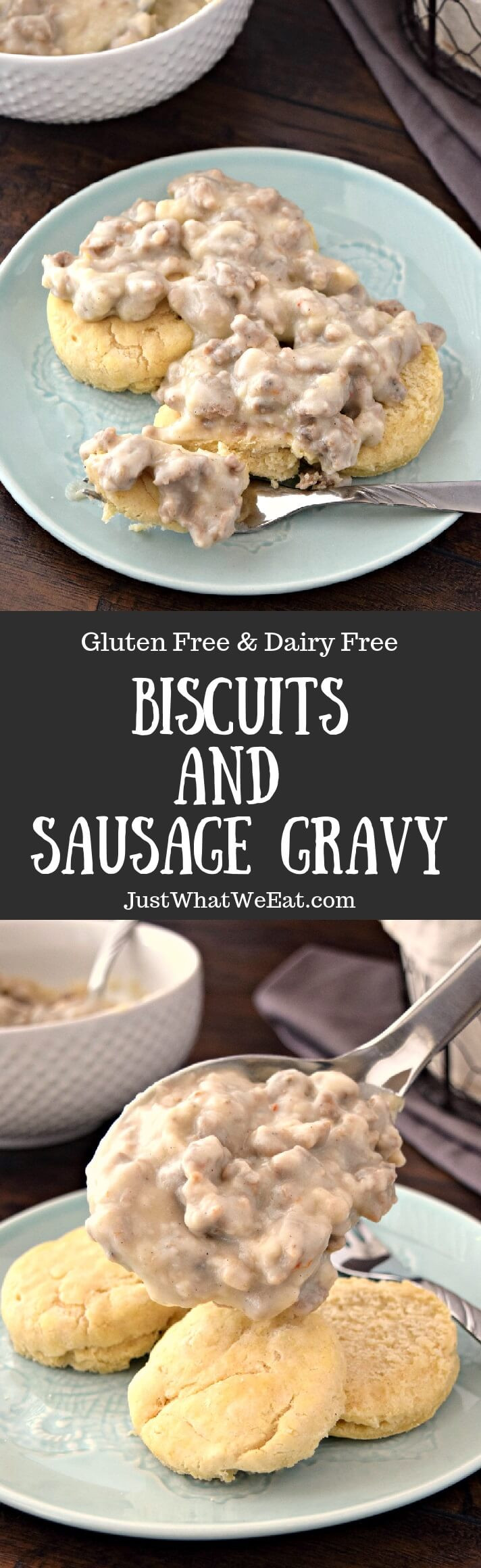 Dairy Free Biscuits And Gravy
 Biscuits and Sausage Gravy Gluten Free & Dairy Free
