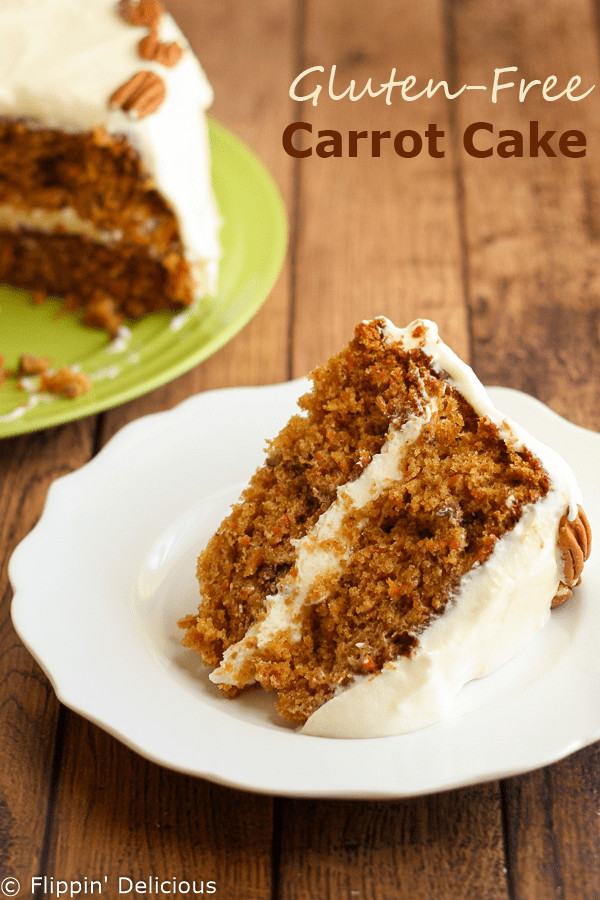 Dairy Free Carrot Cake
 Gluten Free Carrot Cake with Whipped Cream Cheese