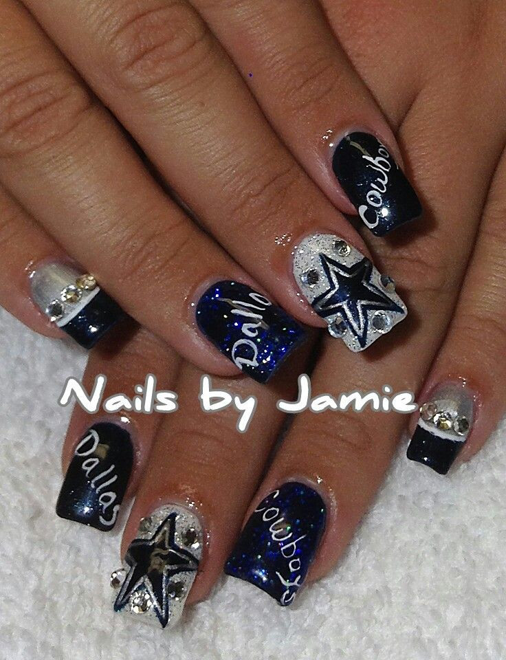 Dallas Cowboy Toe Nail Designs
 Best 25 Cowboy nails ideas on Pinterest