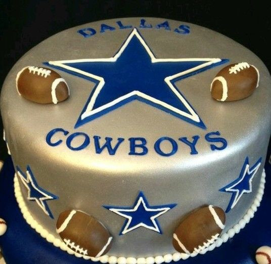 Dallas Cowboys Birthday Cakes
 Dallas Cowboys cake I like the top layer