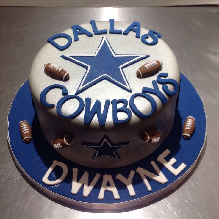 Dallas Cowboys Birthday Cakes
 29 best Sports Cakes images on Pinterest