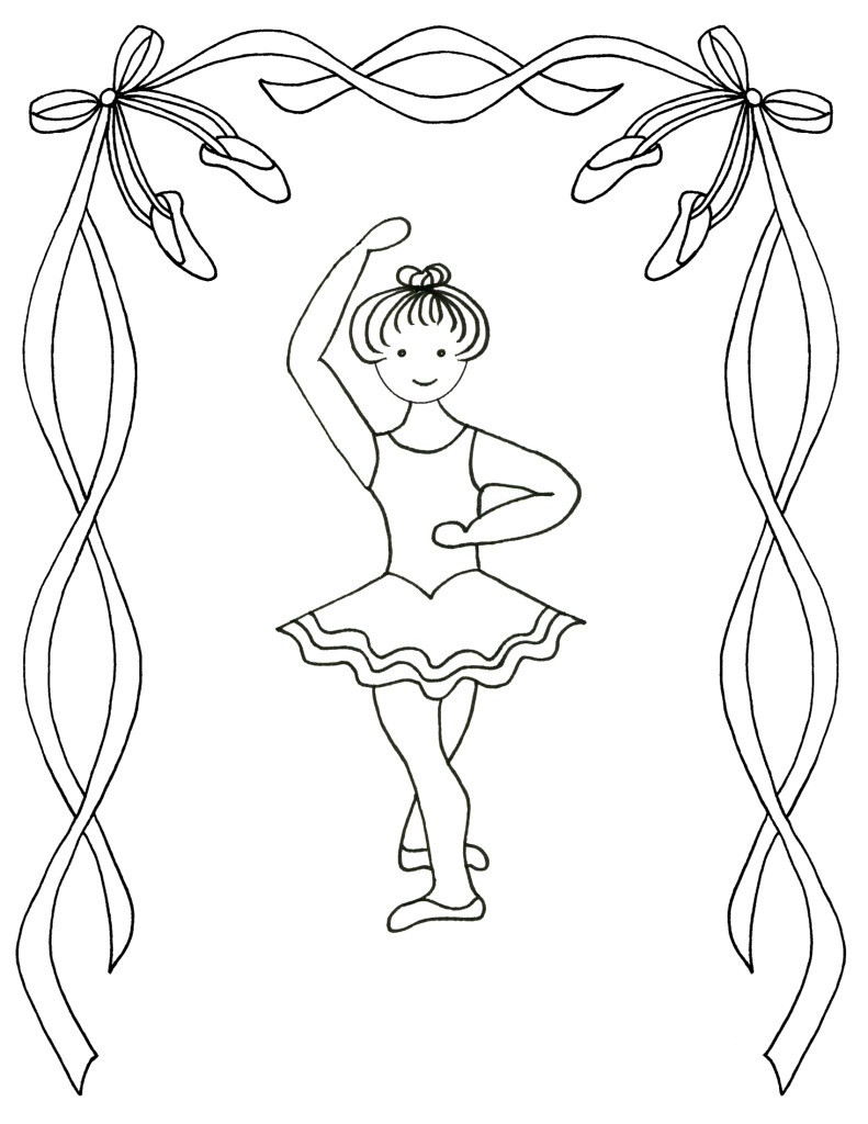 Dance Coloring Pages For Kids
 Free Printable Ballet Coloring Pages For Kids