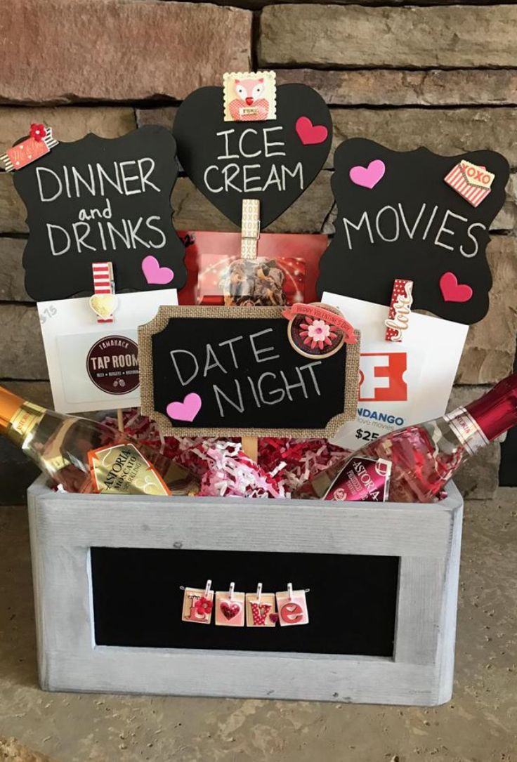 Date Night Gift Ideas For Couples
 Best 25 Date night basket ideas on Pinterest