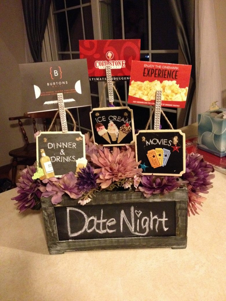 Date Night Gift Ideas For Couples
 Themed t basket roundup A girl and a glue gun